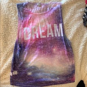 Galaxy muscle teeshirt